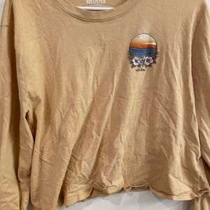 ✨Hollister Cropped Long Sleeve Tshirt